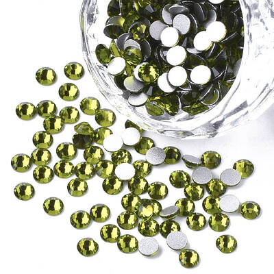 Glass Rhinestone Flat Back Cabochons