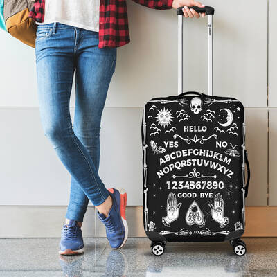 Goth Ouija Board Luggage Cover