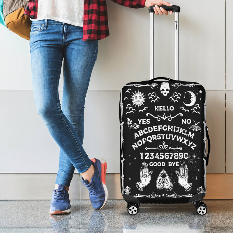 Goth Ouija Board Luggage Cover
