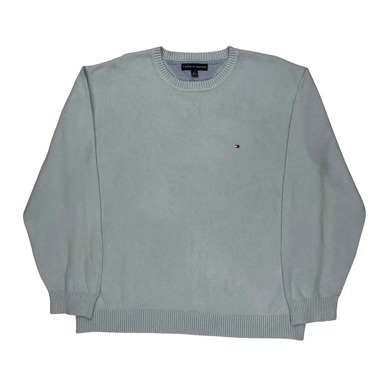 Tommy Hilfiger Jumper - 2XL Blue Cotton