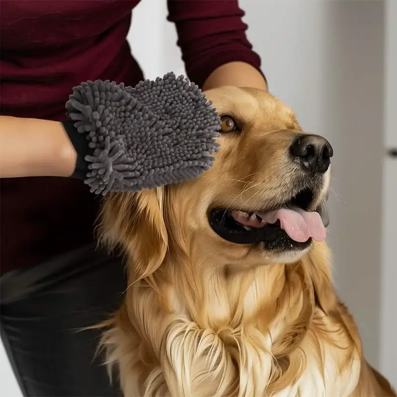 Muddy Mitt - Pet Your Pet Dry with the Extra Soft Chenille Glove That Pets Love