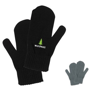 100 Promotional Dasher Mittens Set - Acrylic Blend