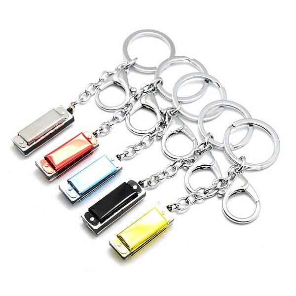 Personalized Platinum Plated Iron Keychain