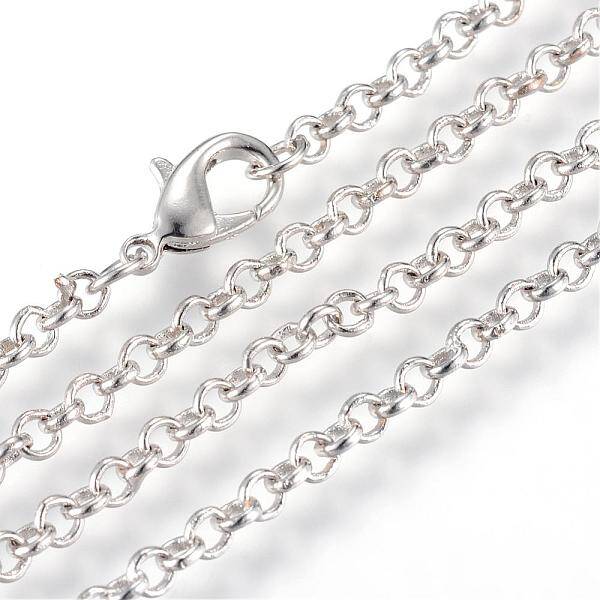 Iron Rolo Chains Necklace Making