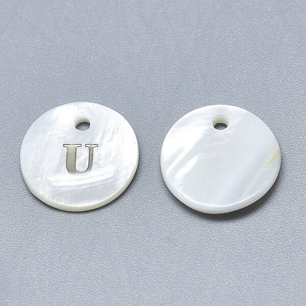 Natural White Shell Mother of Pearl Shell Charms