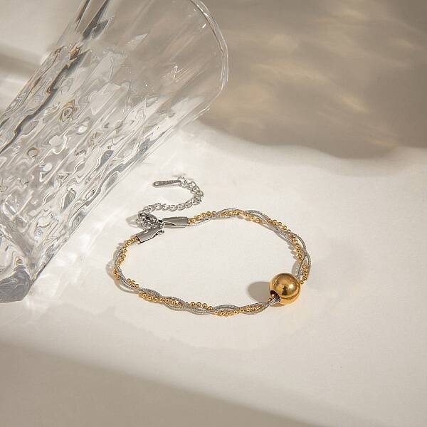 304 Stainless Steel Multi-strand Bracelets