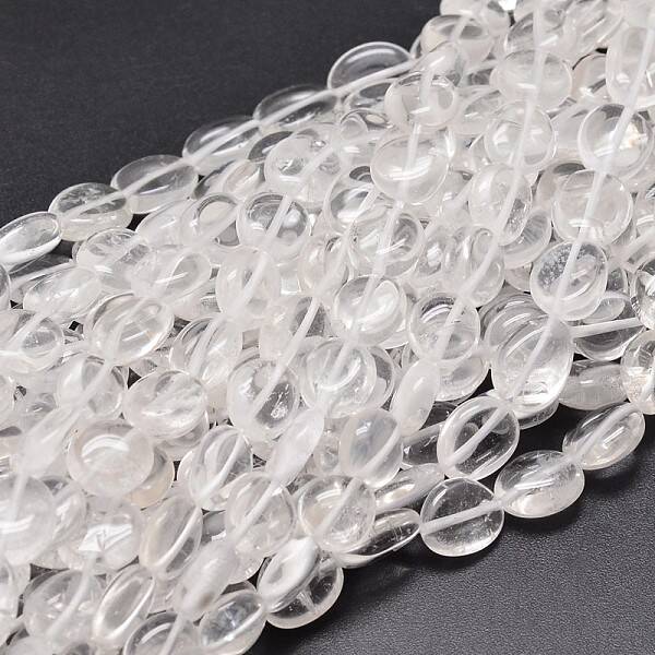 Natural Quartz Crystal Nuggets Beads Strands