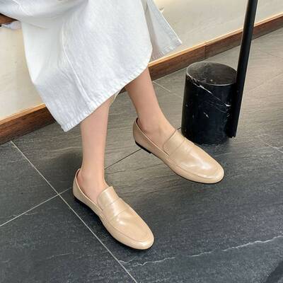 CHIKO Torcuata Round Toe Block Heels Loafer Flats