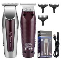Rechargeable Barber Clippers Set, 1 Set Winter Wireless Hair Trimmer for Men, Professional Body Hair Shaving Tool for Home S...