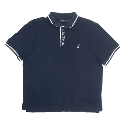 NAUTICA Mens Polo Shirt Blue XL