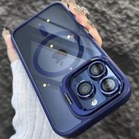 Shockproof Kickstand Heavy Duty Clear Case For Apple iPhone 16 15 14 Plus 13 Pro 12 11 Pro Max Compatible With MagSafe Cover ...