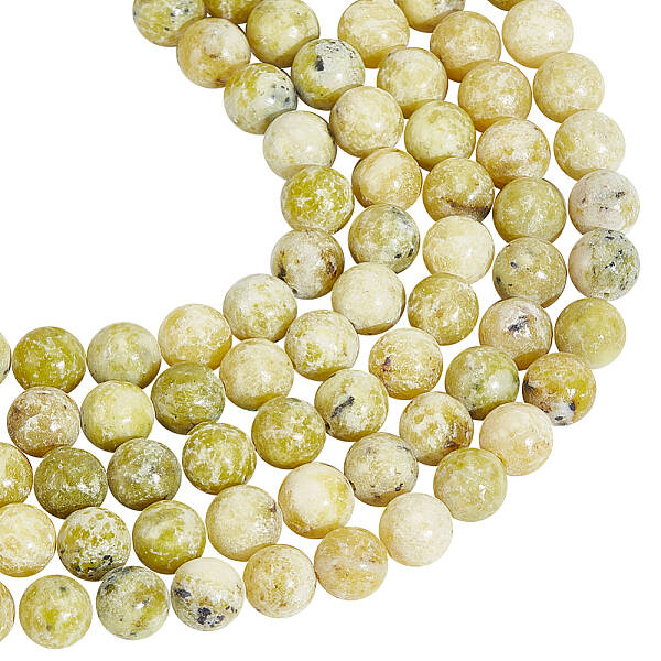 3 Strands Natural Dendritic Jasper Beads Strands