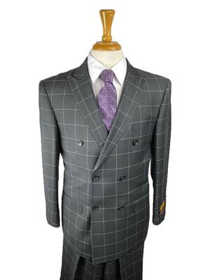 Men Pleated Pants Athletic Fit Suits - Executive Cut Suit