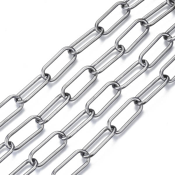 Unwelded Iron Paperclip Chains