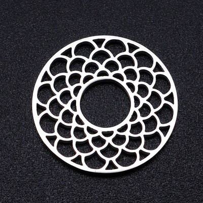 Tarnish Resistant 201 Stainless Steel Filigree Joiners Links