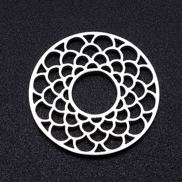 Tarnish Resistant 201 Stainless Steel Filigree Joiners Links