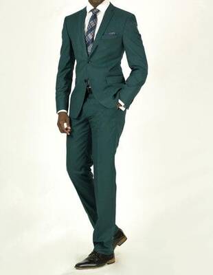 Teal Suit - Dark Teal Suit - Teal Blue Suit