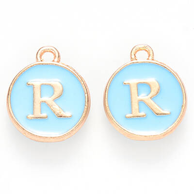 Golden Plated Alloy Enamel Charms