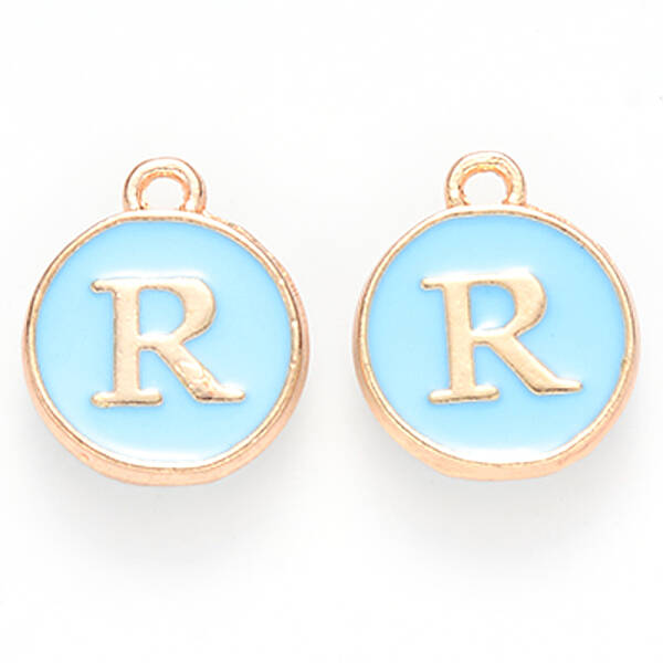 Golden Plated Alloy Enamel Charms