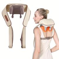 Electric Neck Massager, 1 Box Portable Cordless Neck & Shoulder Massager, Electric Muscle Massage Tool for Home Office Use, G...