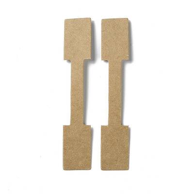 Folding Blank Kraft Paper Jewelry Price Tags