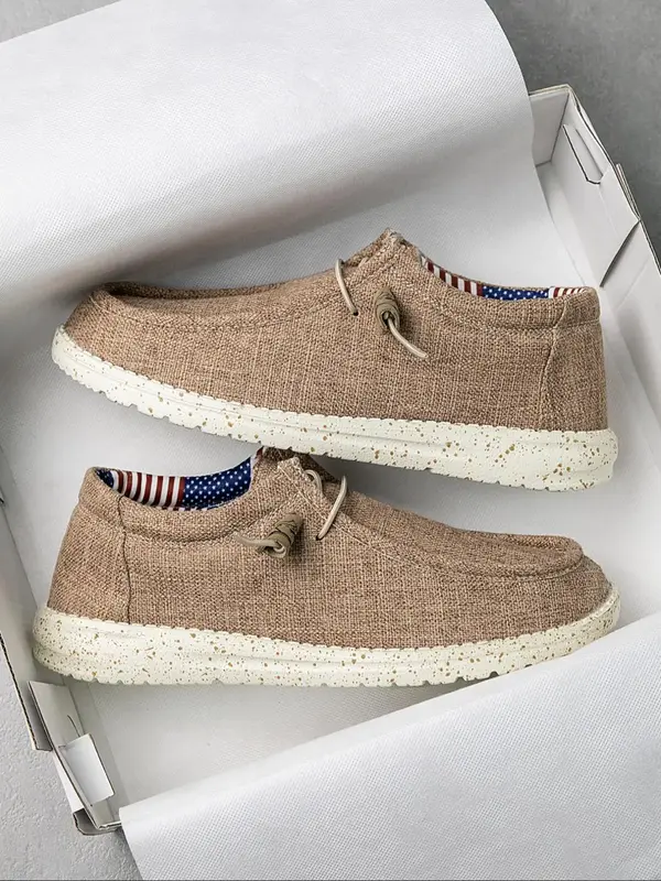 Men's Fashionable Lace Up Low Top Sneakers, Casual Comfortable Breathable Shoes for Outdoor, Male All-match Round Toe Shoes f...