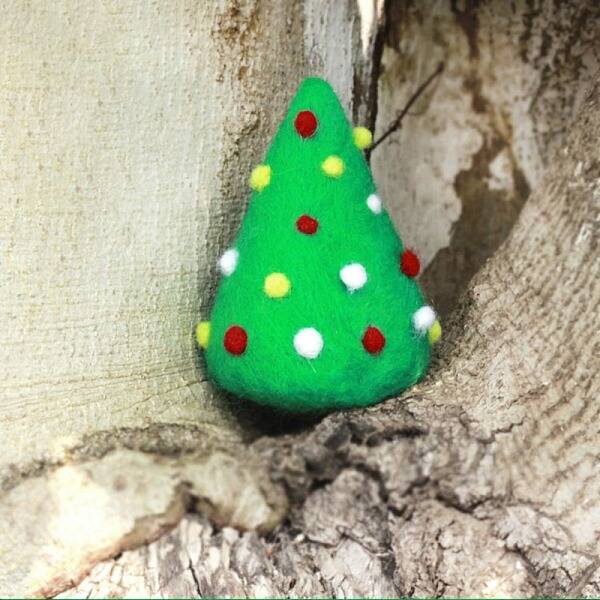 Christmas Tree Needle Felting Kit