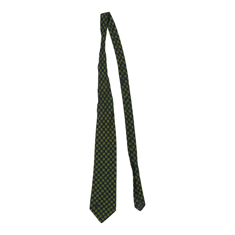 Valentino Tie - No Size Green Silk