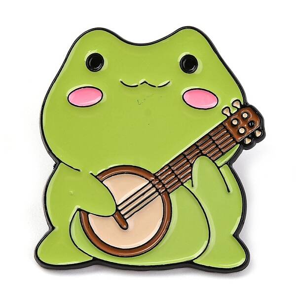 Cartoon Frog Enamel Pins