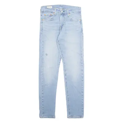 LEVI'S 512 BIG E Jeans Womens Blue Slim Tapered Stone Wash W27 L30