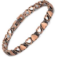 Feraco Copper Bracelets for Women, 99.99% Pure Copper Magnetic Bracelets with Effective Neodymium Magnets, Adjustable Jewelry...