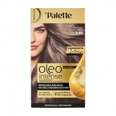 Syoss Oleo Intense Ammonia-Free Permanent Coloring With Oil Light Brown Pearl 7-56