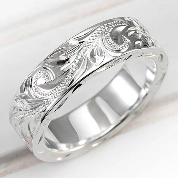 Sculptured Vine Pattern Brass Finger Rings for Women