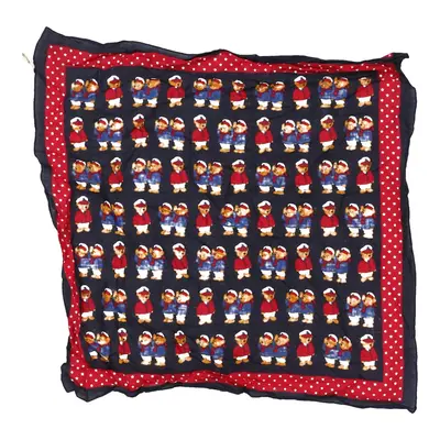 Fashion Affairs Cartoon Scarf - No Size Navy Cotton
