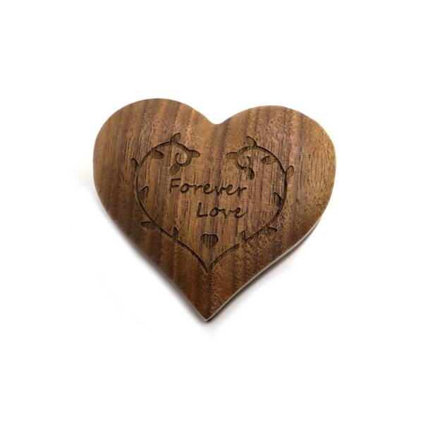 Heart Wooden Ring Storage Boxes