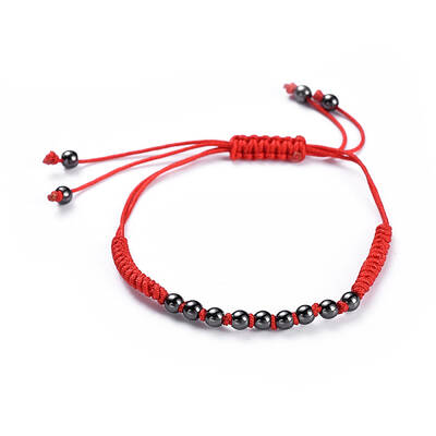 Adjustable Nylon Cord Braided Bead Bracelets