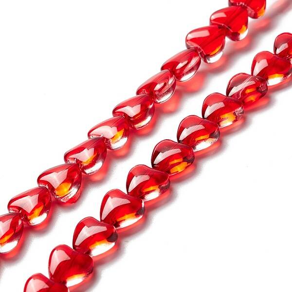 Transparent Glass Beads Strand