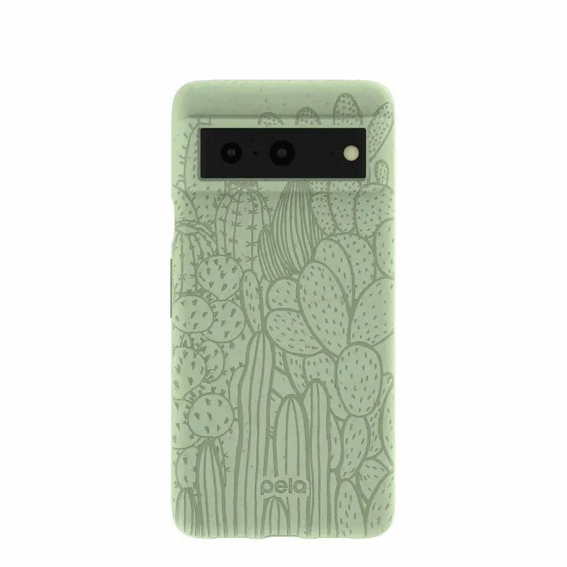 Sage Green Cacti Google Pixel 8 Case
