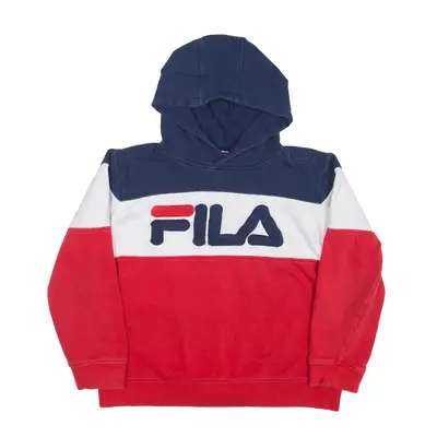 FILA Hoodie Red Pullover Boys L