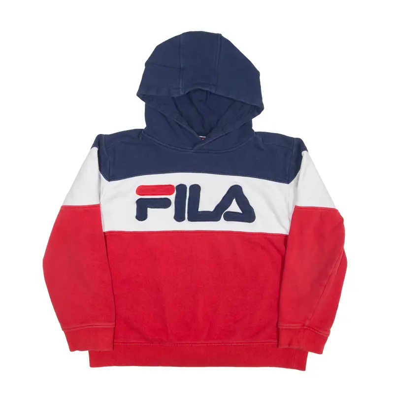 FILA Hoodie Red Pullover Boys L