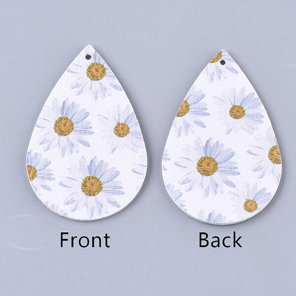 PU Leather Big Pendants