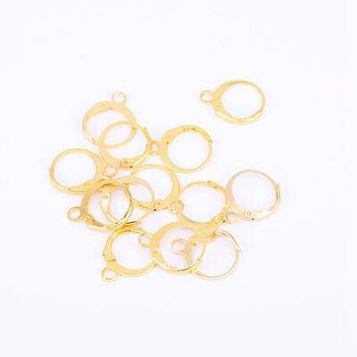Brass Leverback Earring Findings