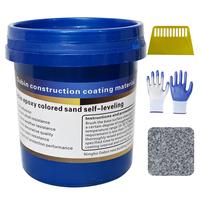1PC 1.4gal (trial set) Louis Forest epoxy colored sand, waterproof water-based epoxy floor paint, concrete floor paint, suita...