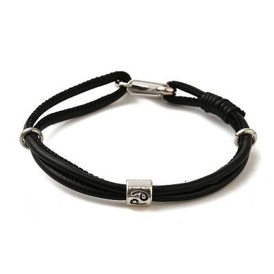 PU Leather Round Cord Multi-strand Bracelets