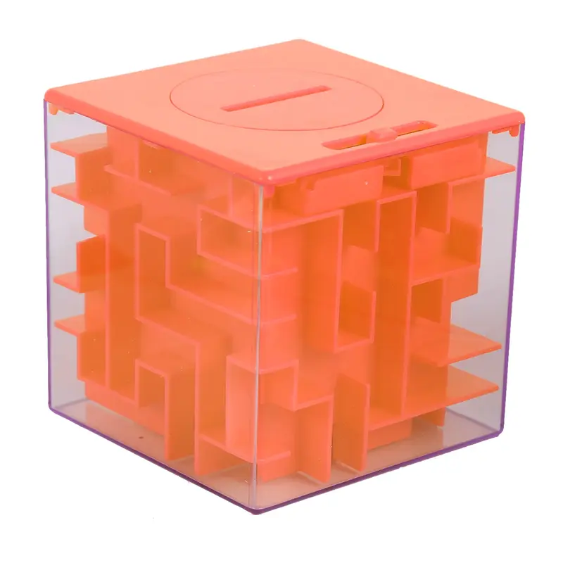 Garvee Challenging Money Maze Puzzle Box for Kids and Adults - 3D Brain Teaser Piggy Bank, Fun Gift Holder for Cash and Token...