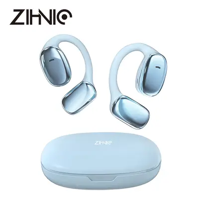 ZIHNIC S11 Open Ear Headphones With Charging Case, Comfort Wireless Earbuds,Bluetooth V5.4