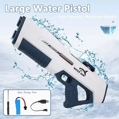 [Summer deals] Ntaanoo 2025 Electric Water Shooter for Adults &Kids Most Powerful Water Shooter Automatic Reload Water Blaste...