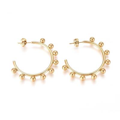 304 Stainless Steel Stud Earrings