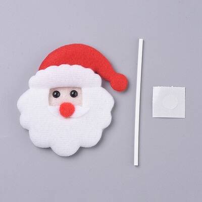 Father Christmas Shape Christmas Cupcake Cake Topper Decoration