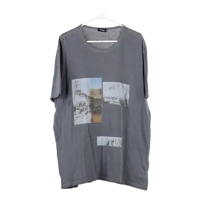 Blauer Graphic T-Shirt - 2XL Grey Cotton